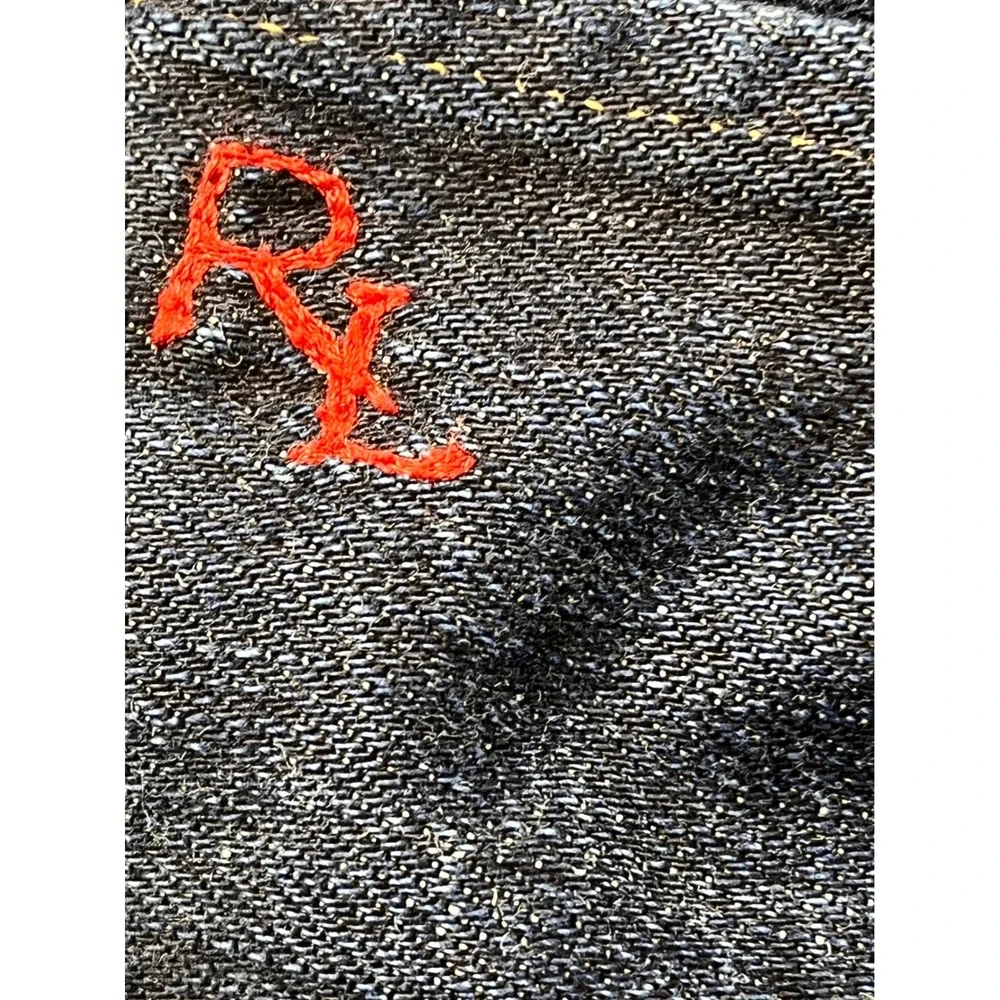 Polo Ralph Lauren Jeans Mens 42x30 Blue Authentic Dungarees Straight Leg Denim